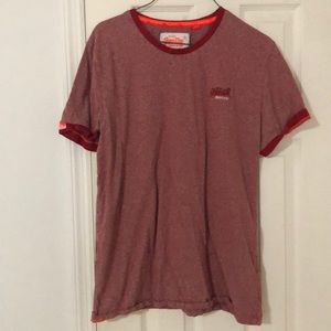 Superdry red Japanese t-shirt